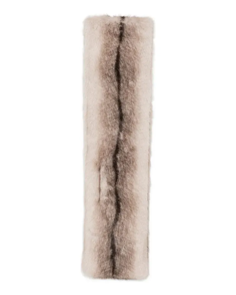 FRANKIE Shop Scarf Faux Fur "Ciasa Gray
