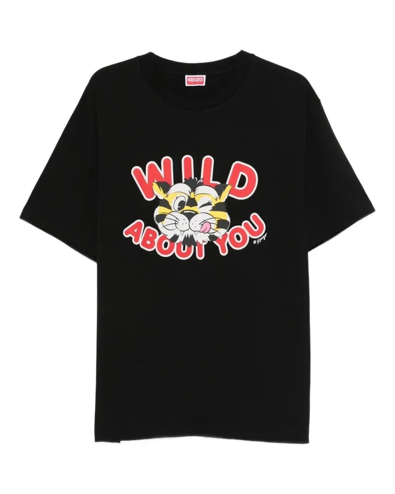 Kenzo Kenzo Wild Tiger Classic T-Shirt Black