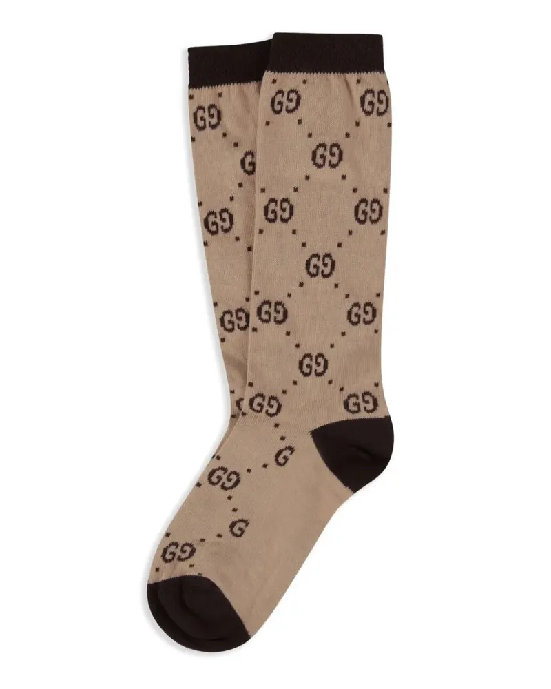 Gucci Socks Short "Loggina Brown