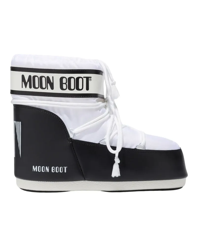 Moon Boot Low Nylon Boots "Icon Moonboot White