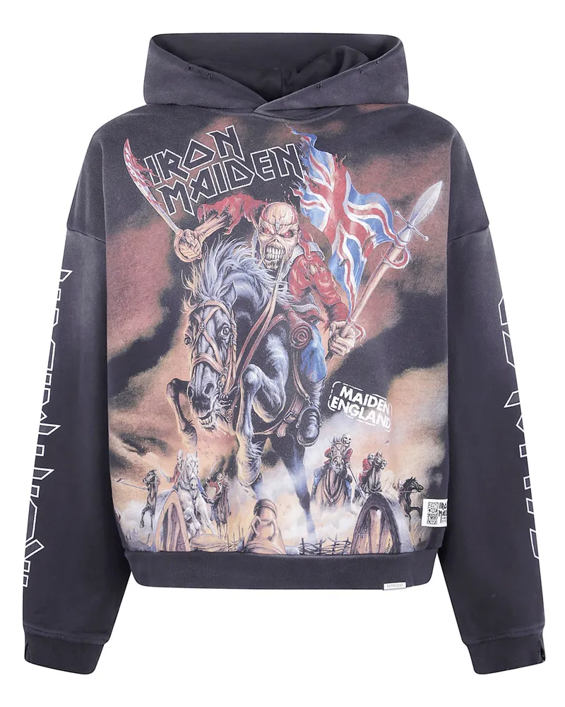 REPRESENT Iron Maiden Steed" Hoodie Black