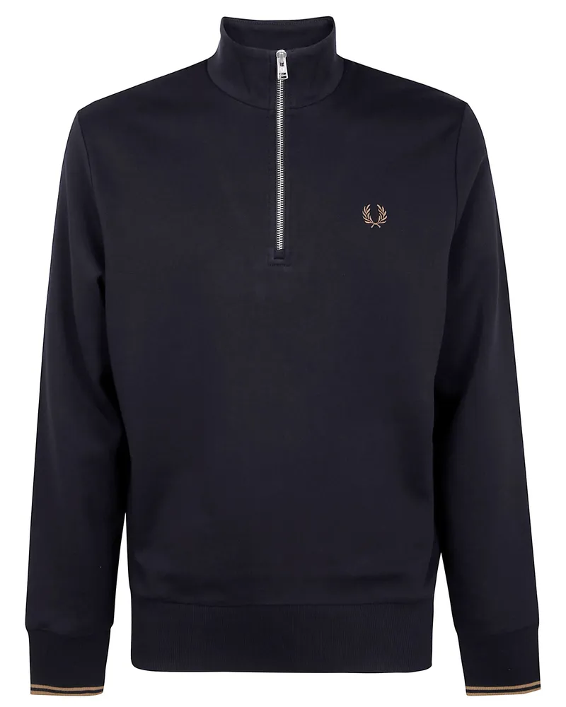 Fred Perry Fred Perry' Half Zip Sweatshirt Black