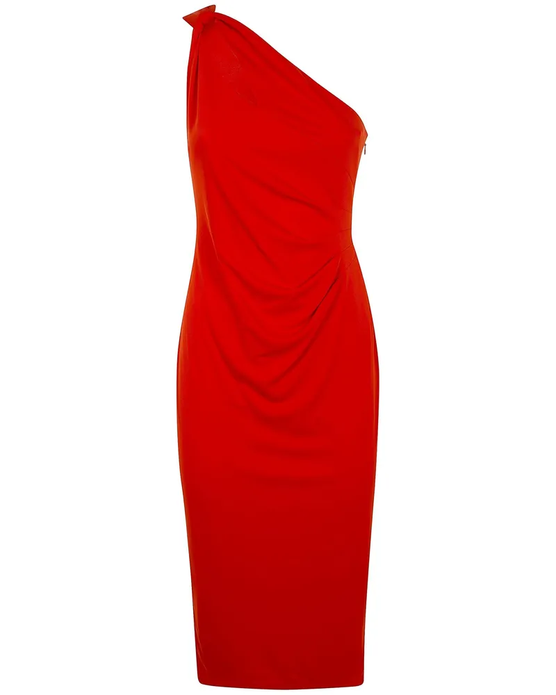 Ralph Lauren Ziazan Sleeveless Cocktail Dress Yellow