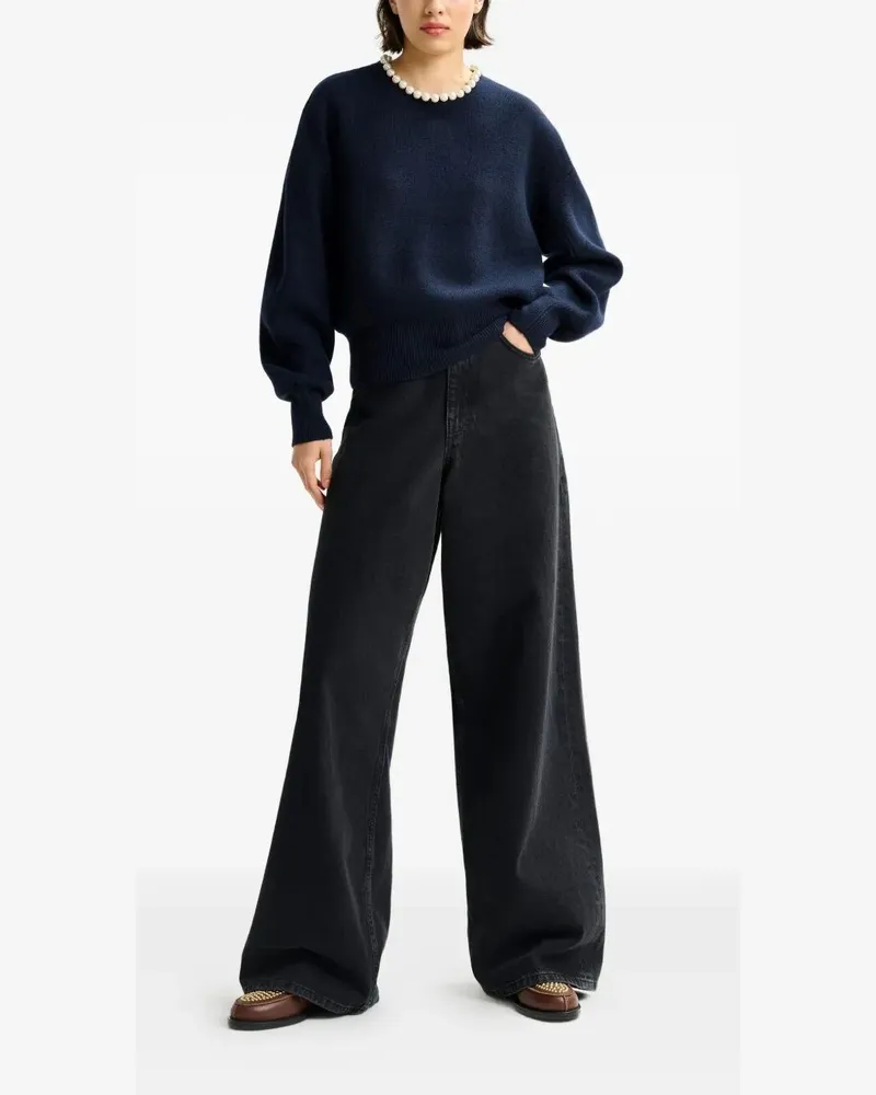 Essentiel Inti" Pullover With Beads Blue