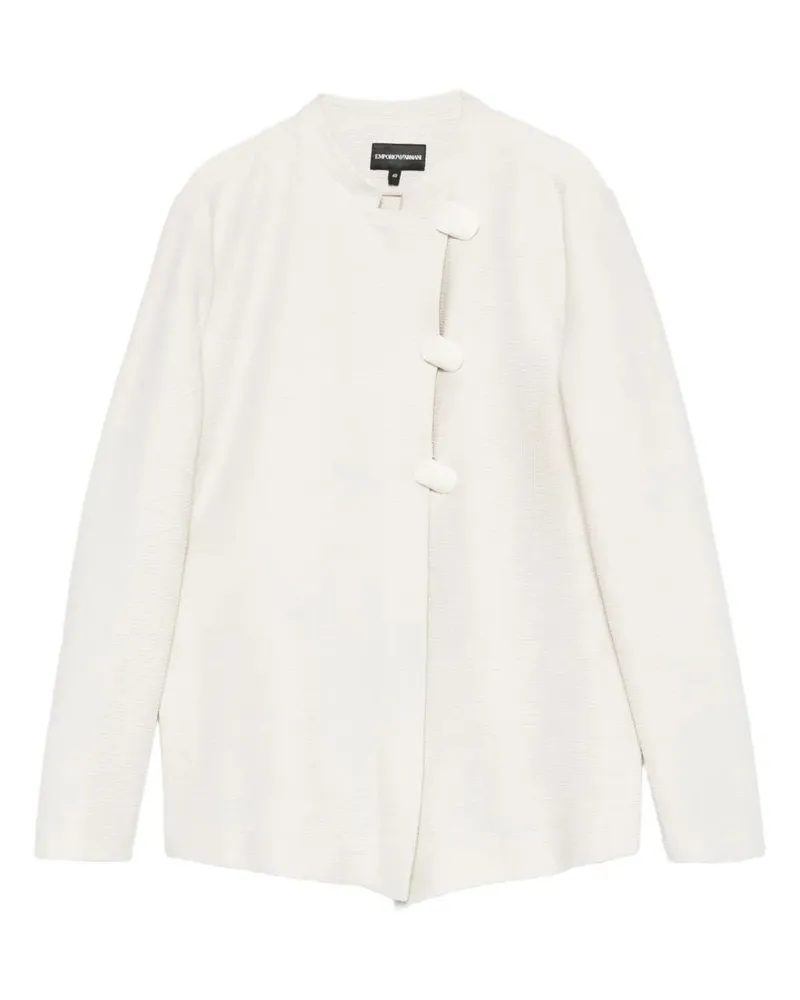 Emporio Armani Guro Collar Jacket White