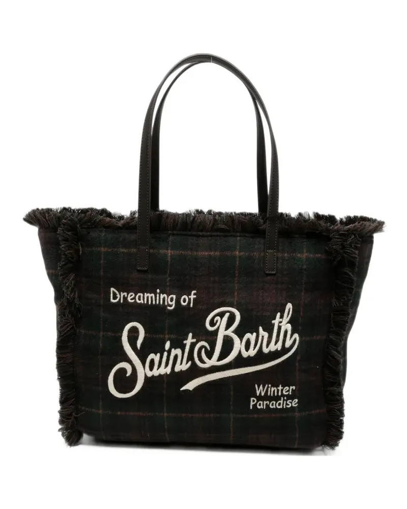 MC2 Saint Barth Handbag Fringed "Vanity Green