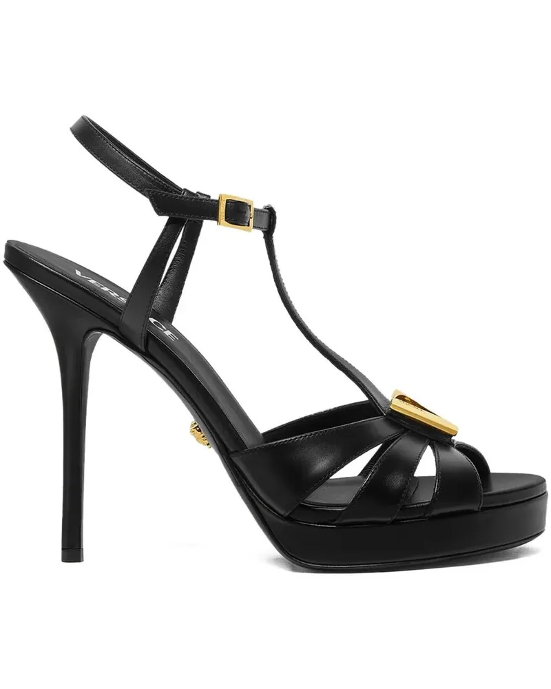 Versace Sandal T.120 Calf Leather Black