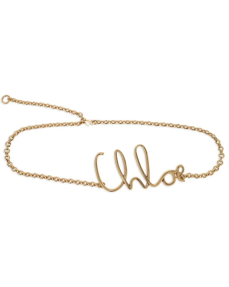 Chloé Chloe Iconic Belt Metallic