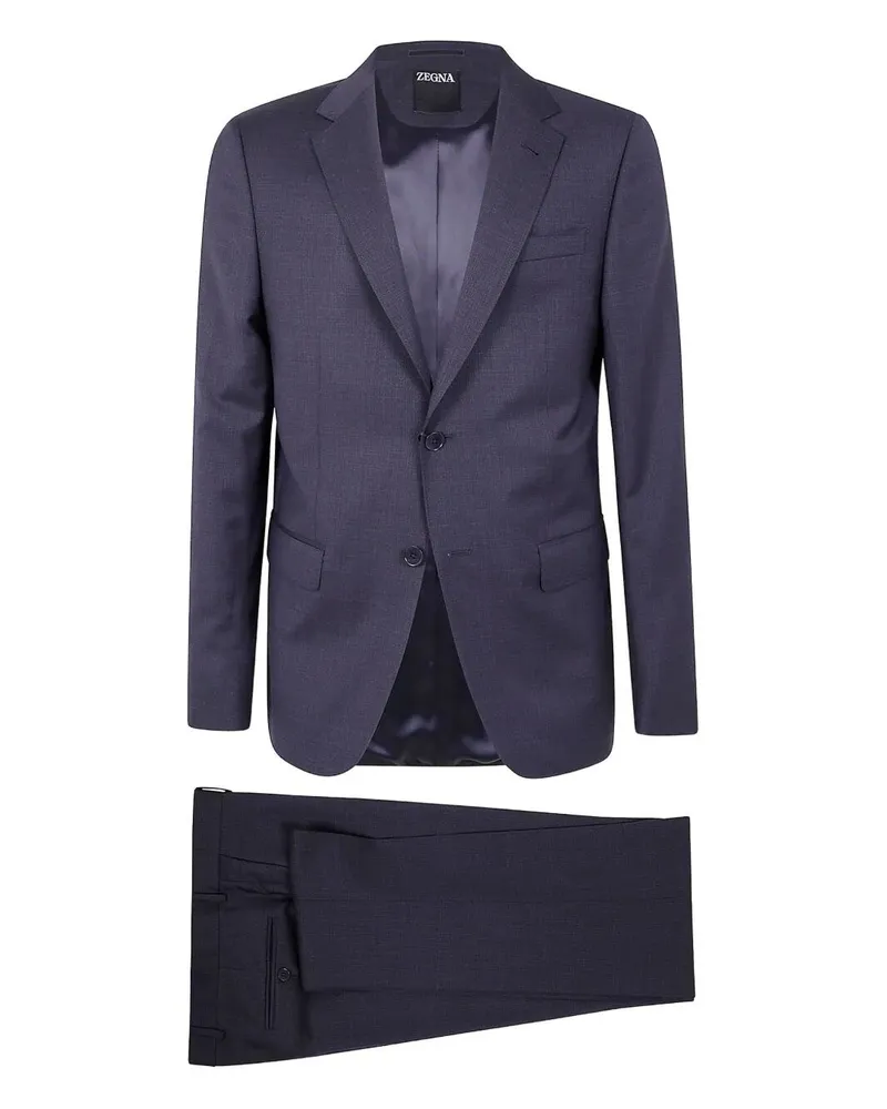 Ermenegildo Zegna Pure Wool Suit Black