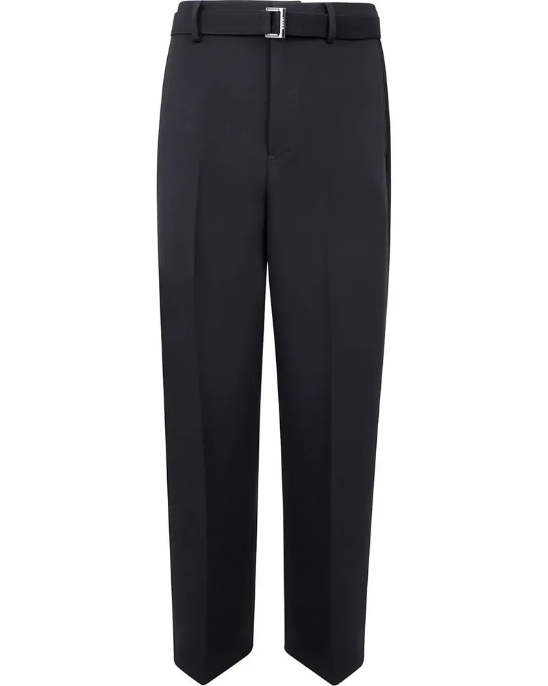 Sacai Matelasse Twill Pants Black