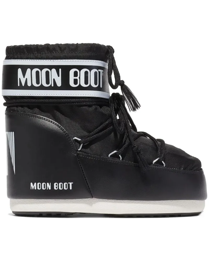 Moon Boot Icon" Low Nylon Boot Black
