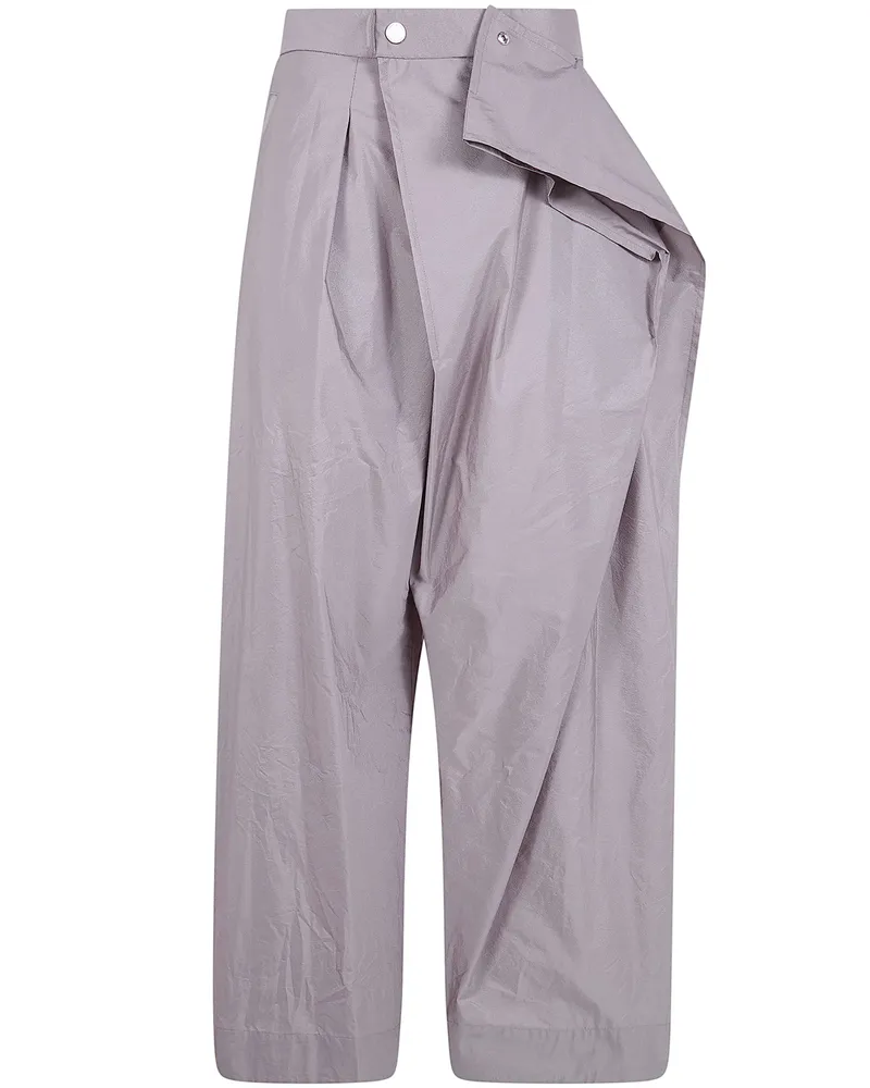 Issey Miyake Akimbo' Volume Trousers Gray