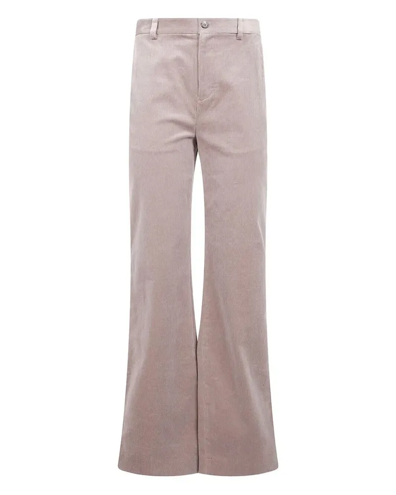 Ralph Lauren Kaeden" Full Length Flat Front Trousers Brown