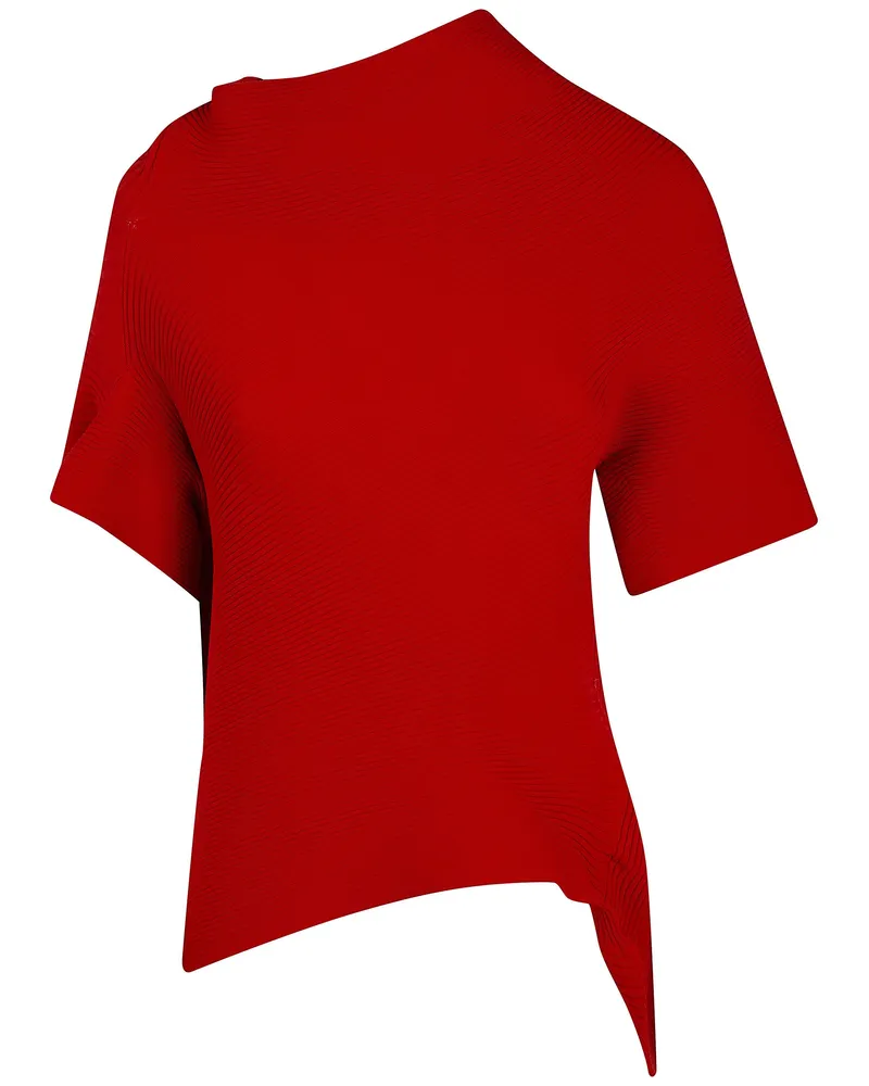 Issey Miyake Life Form" Volume Top Red