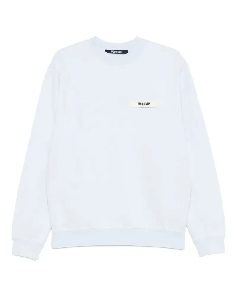 Jacquemus Le Sweatshirt Gros Grain" Round Neck Sweatshirt Blue