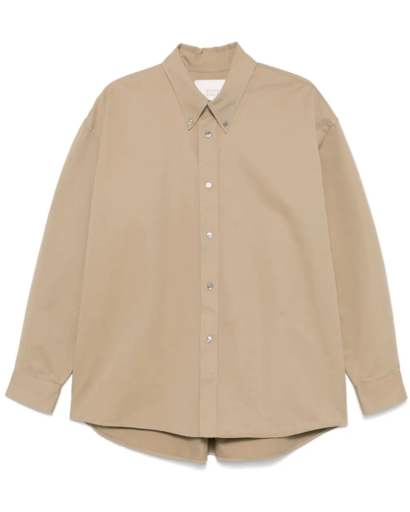 Studio Nicholson Button Down Shirt By Studio Nicholson Beige