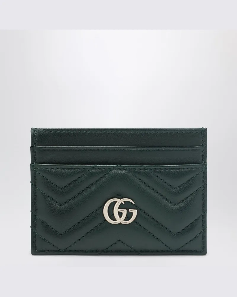 Gucci Schwarzes GG-Marmont-Kartenetui 