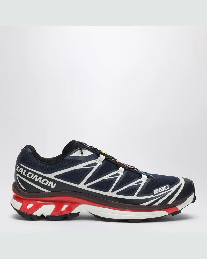Salomon XT-6 Sneaker Maritime Blue/Black/Red Blue