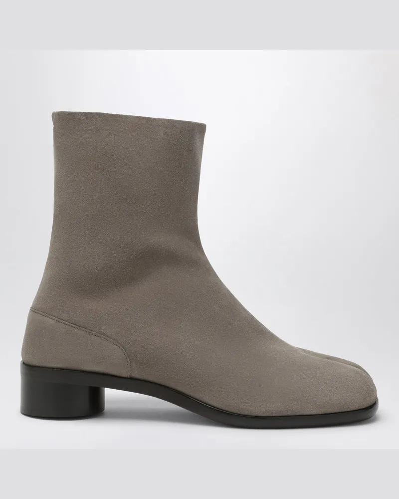 Maison Margiela Brown suede Tabi ankle boots Brown