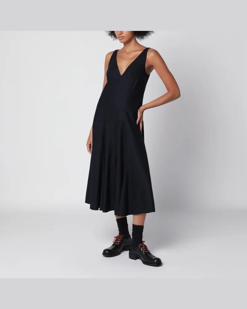 Prada Blaues Kleid aus Re-Wool Blue