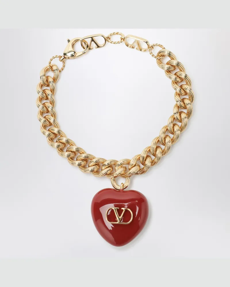 Valentino Garavani Coer Royal Armband aus goldfarbenem Metall Metal