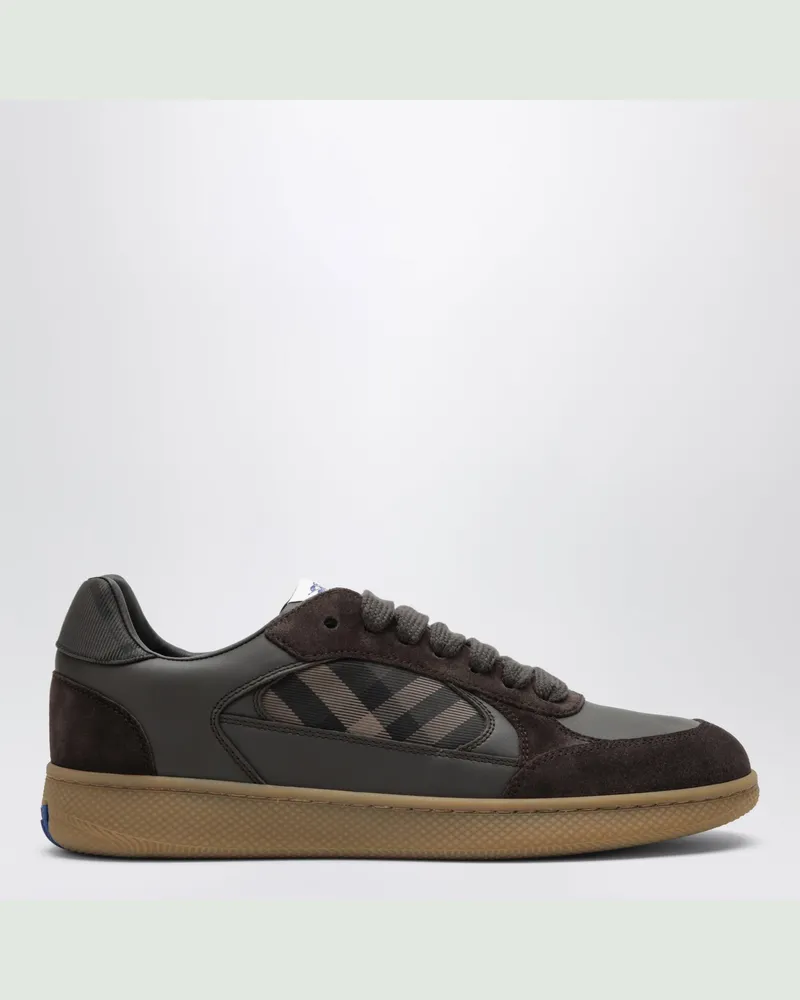 Burberry Terrace sneakers in brown leather and suede Brown