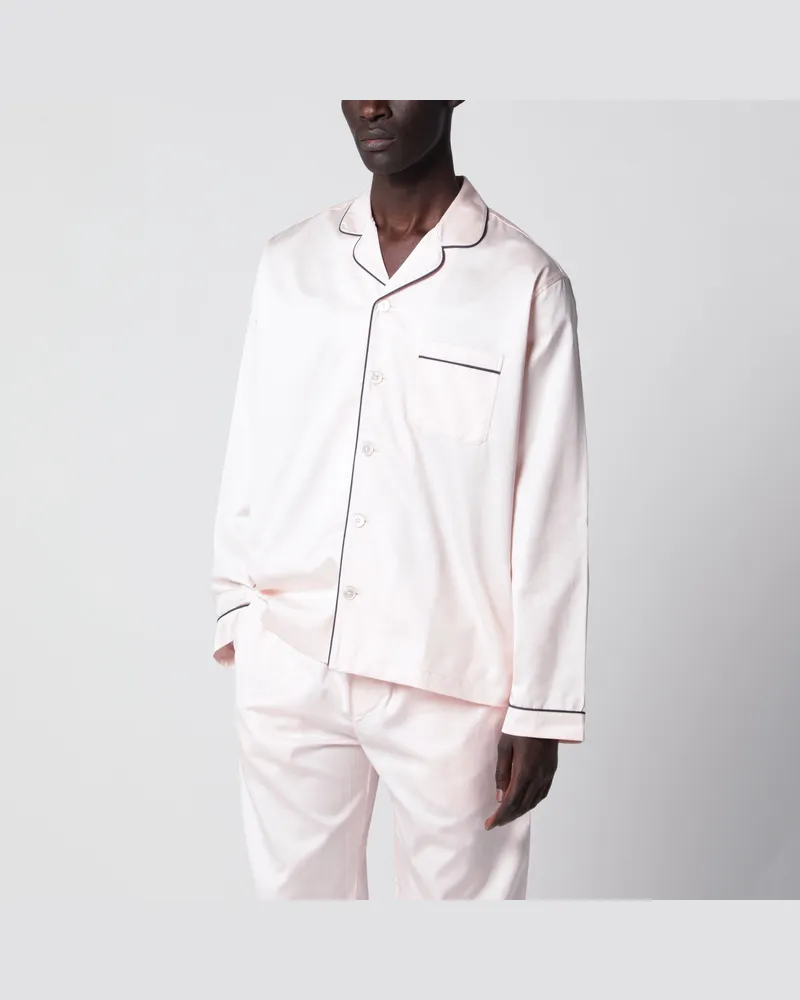 TEKLA Light pink pajama shirt Pink