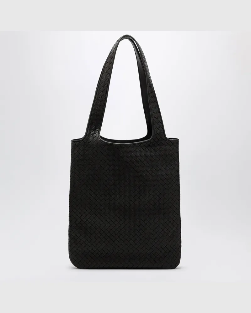 Bottega Veneta Veneto Tote-Bag mit Intrecciato aus Nappa, Espresso Brown
