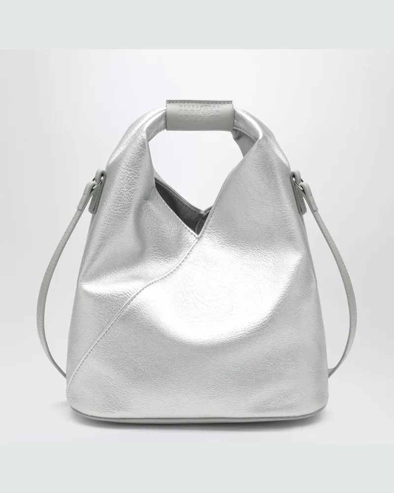 Maison Margiela Japanese Crossbody Bag aus silbernem Kunstleder Metal