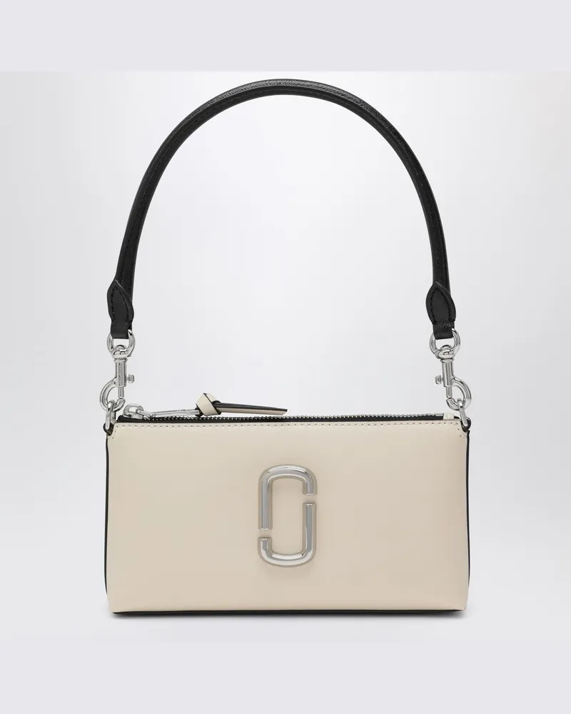 Marc Jacobs Borsa The Snapshot DTM Convertible Elfenbein/Schwarz Weiß