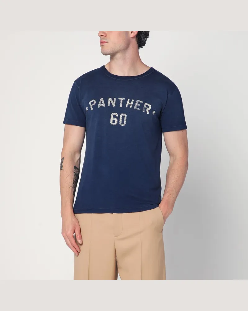 Valentino Garavani Blaues T-Shirt Chez Blau