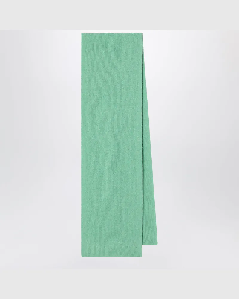 Le Bonnet Schal aus Wolle und Caregora in Jade Green