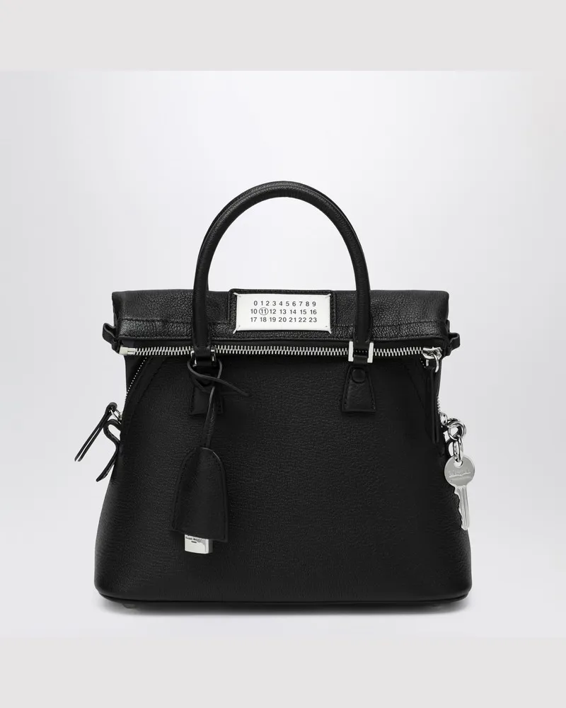 Maison Margiela Schwarze 5AC classique Mini-Tasche Schwarz