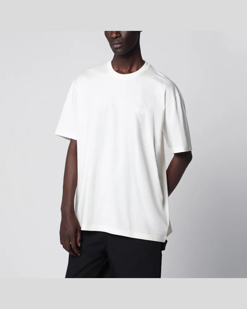 adidas Chalk-White T-Shirt mit Logo White