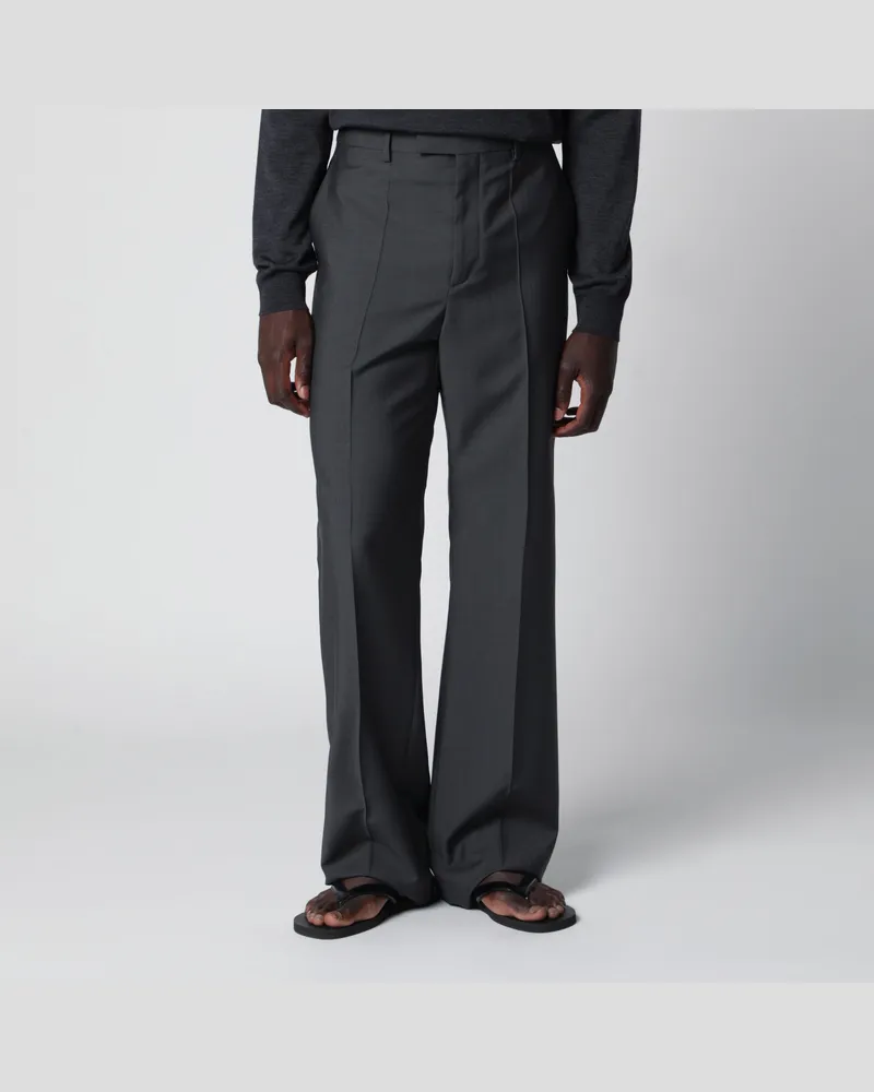 Valentino Garavani Graue Hose aus Wollmischung Black