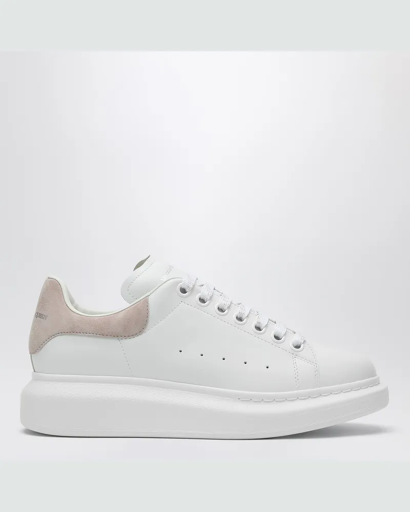 Alexander McQueen Weißer und Patchoulifarbener Oversize-Sneakers White
