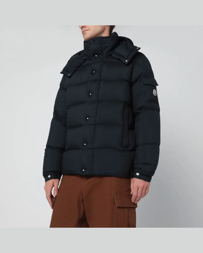 Moncler Blaue Maya 70 Daunenjacke mit Kapuze Blau