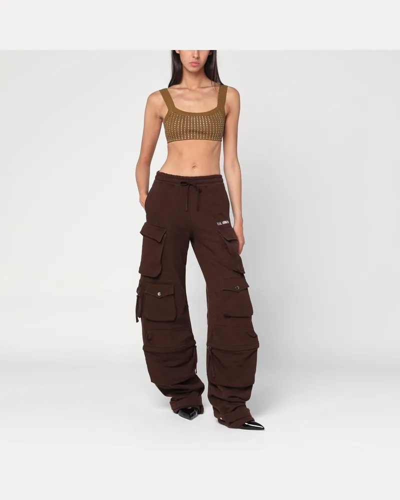 ATTICO Braune Fern-Cargohose Braun