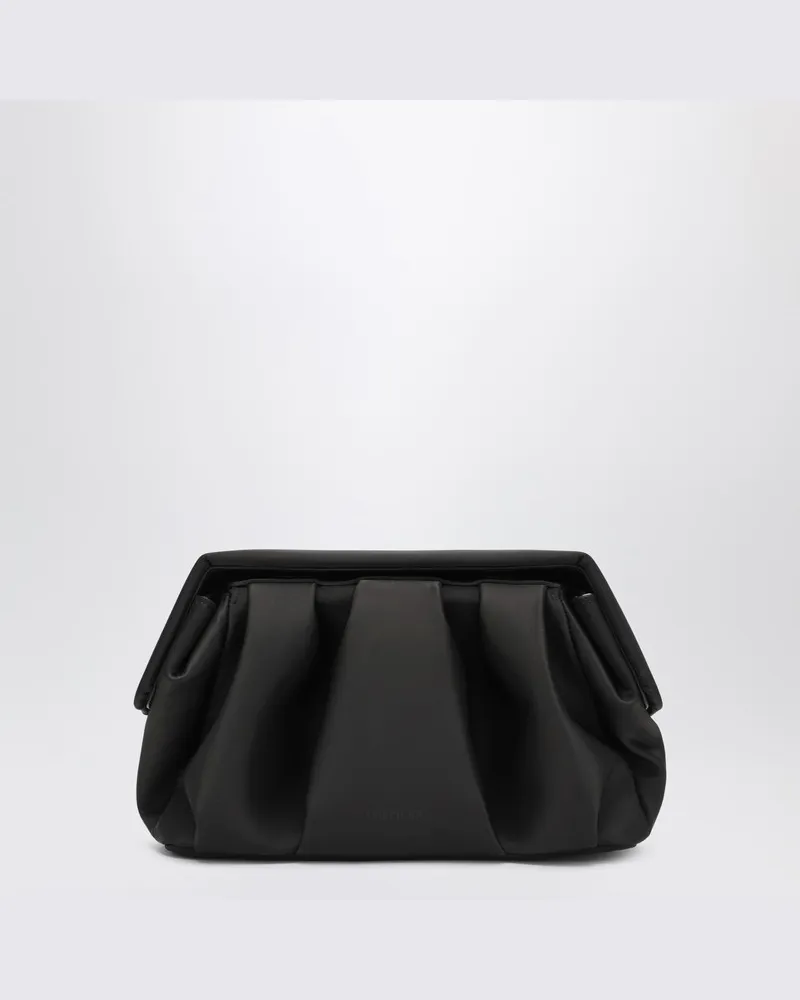 THEMOIRÈ Schwarze Afrodite-Clutch aus veganem Leder Schwarz