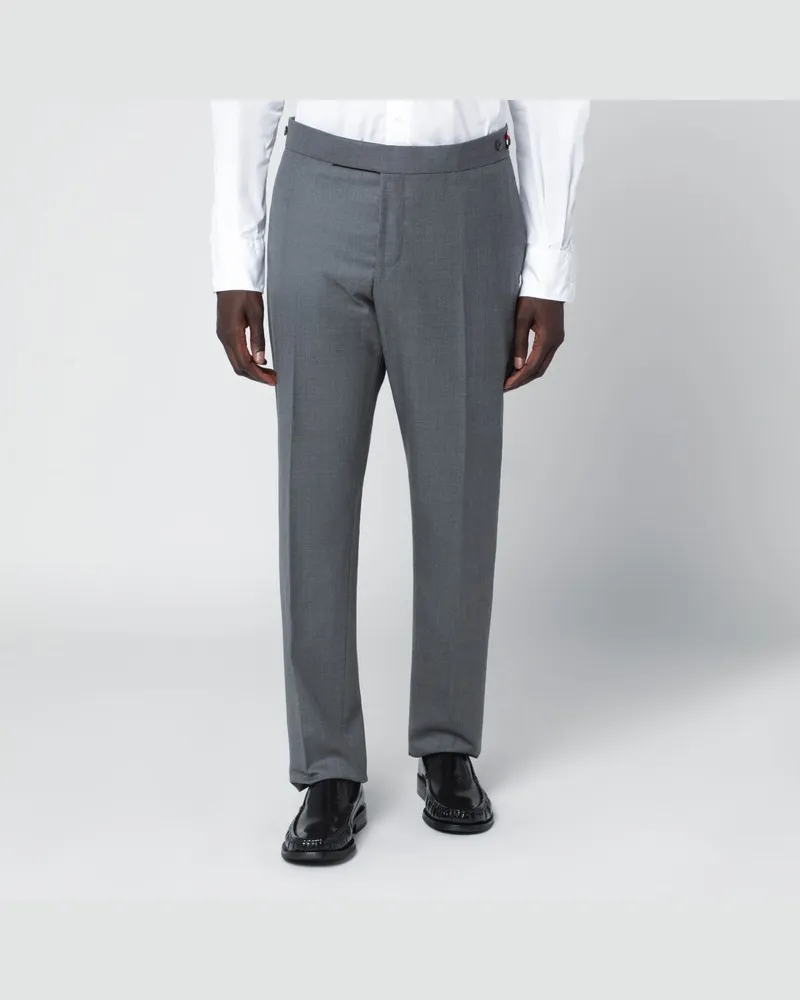 Thom Browne Graue Hose aus Wolle Grau