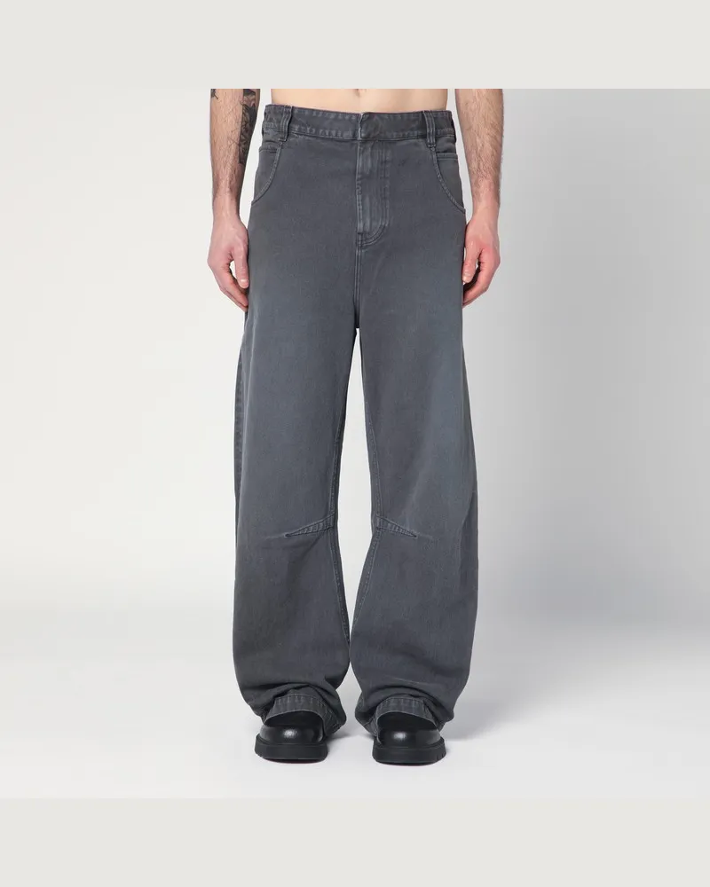 Entire Studios Ausgewaschene graue Jeanshose Grau