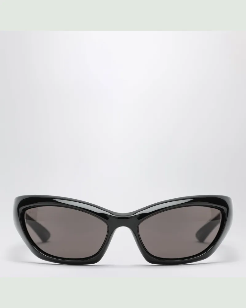 Balenciaga Schwarze Sonnenbrille mit drehbaren Bügeln Black