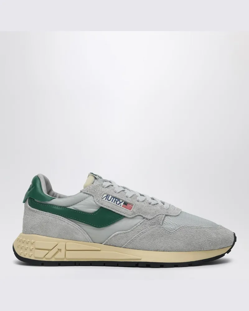 AUTRY Sneaker Reelwind Low grau/grün Weiß