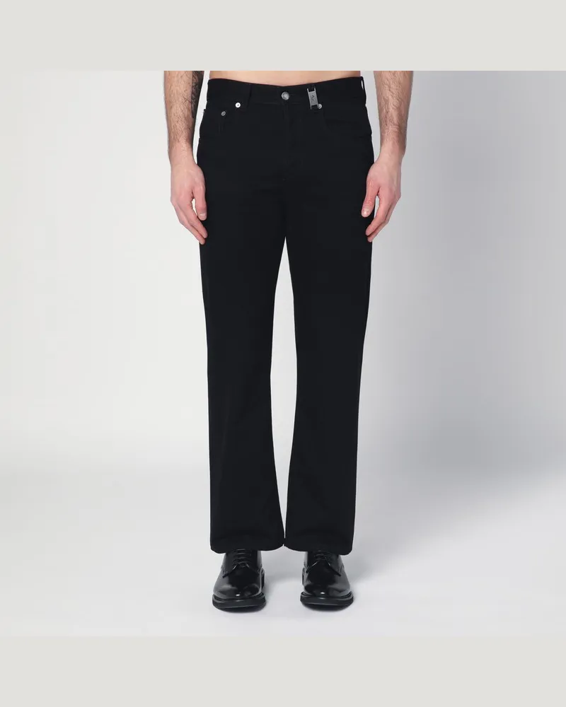 Alexander McQueen Schwarze Hose aus Baumwolle Schwarz