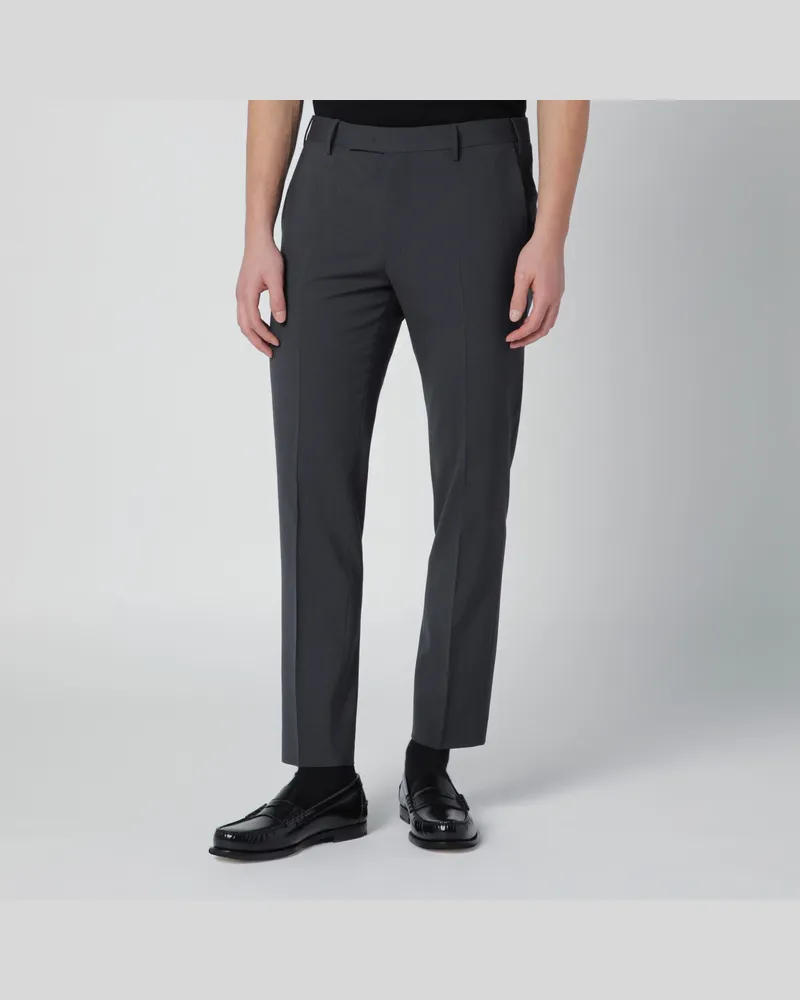 PT TORINO Graue Hose aus Wollmischung 