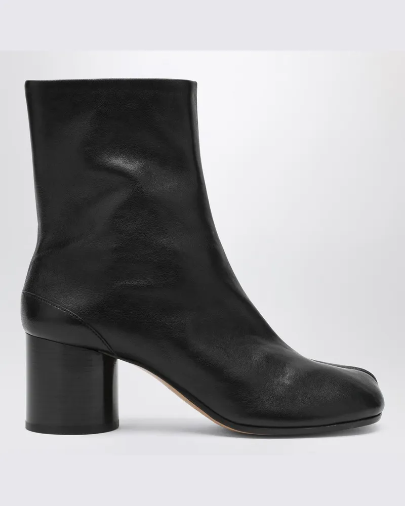 Maison Margiela Schwarze Tabi-Stiefeletten Schwarz