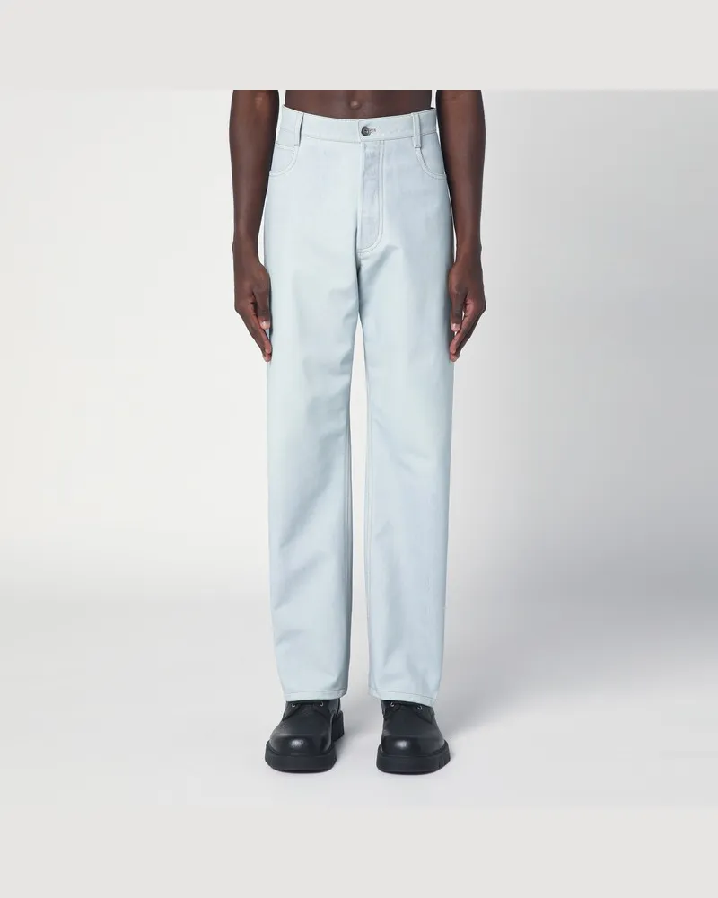 Bottega Veneta Hellblaue Jeans mit geradem Bein Blau