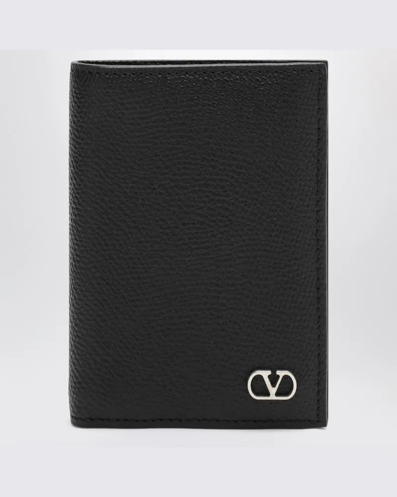 Valentino Garavani Vlogo schwarzer Kartenhalter 