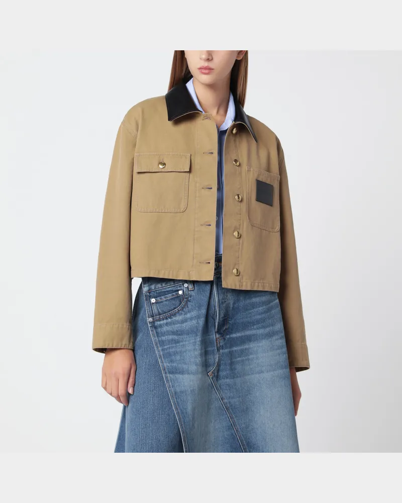 Balenciaga Beige kurze Arbeitsjacke Beige