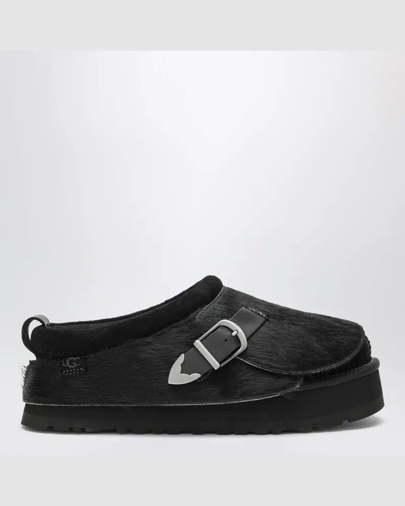 UGG Tazz Western Mokassins aus schwarzem Ponyhaar Black